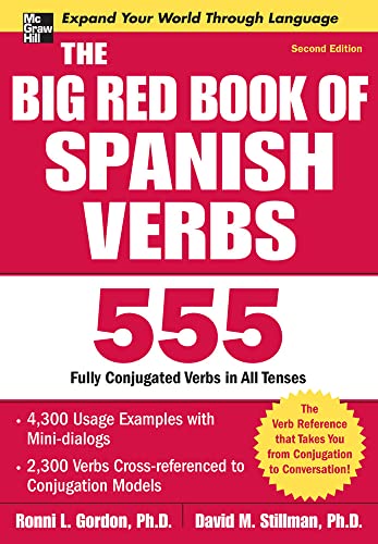 Cover of The Big Red Book of Spanish Verbs, Second Edition, by McGraw Hill.