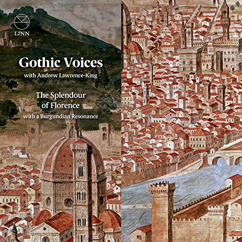 CD cover for āGothic Voicesā featuring a historical Florentine cityscape.