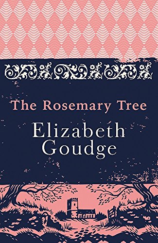 Book cover for “The Rosemary Tree” by Elizabeth Goudge, with a landscape.