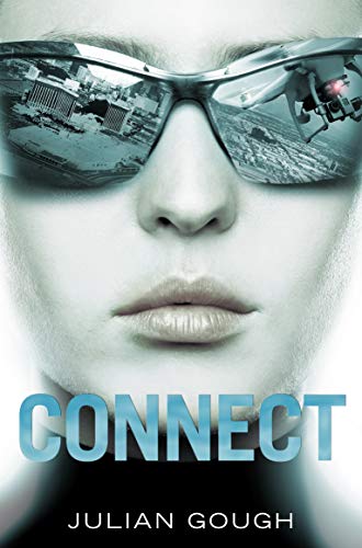 Book cover: close-up of person wearing futuristic glasses, title "CONNECT".