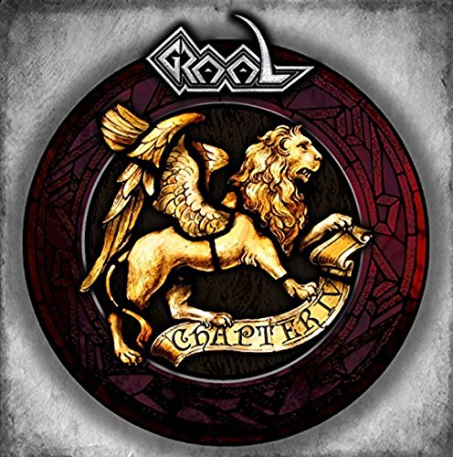 CD cover: gold griffin on burgundy, with "Graal - Chapter Iv" text.