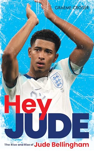 Book cover featuring Jude Bellingham in an England kit with hands raised above head.