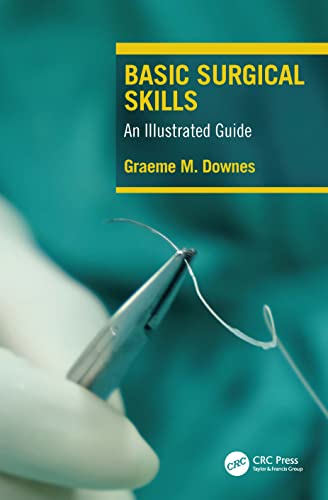 Book cover: "Basic Surgical Skills" with surgical tools and stitching detail.