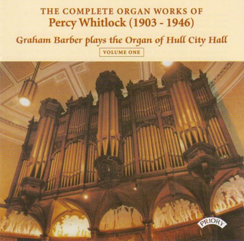 CD cover featuring a large, ornate pipe organ in a hall.