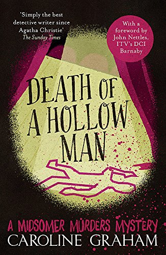 Book cover: “Death of a Hollow Man” by Caroline Graham, Midsomer Murders mystery.