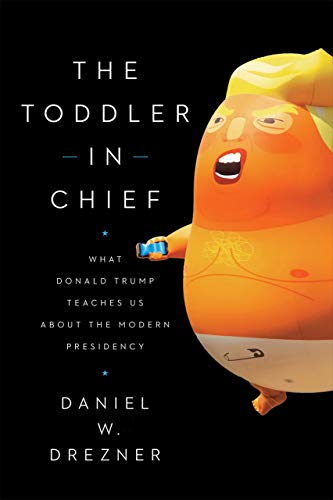 Book cover: Cartoonish depiction of a baby with Donald Trump’s hair.