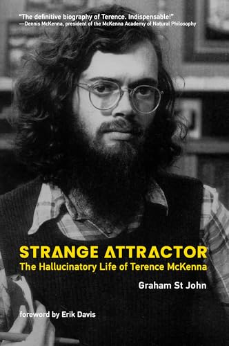 Book cover featuring a portrait of Terence McKenna with long hair and beard.