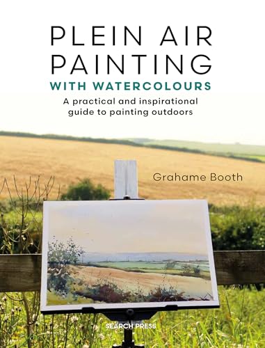 Book cover: “Plein Air Painting with Watercolours” showing a landscape painting.