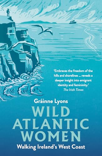 Book cover illustration featuring a coastal cliff, a bird, and a ship at sea.