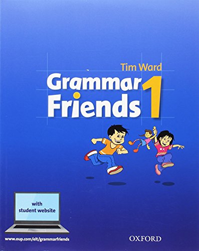 Grammar Friends 1" student book cover with children and a laptop.
