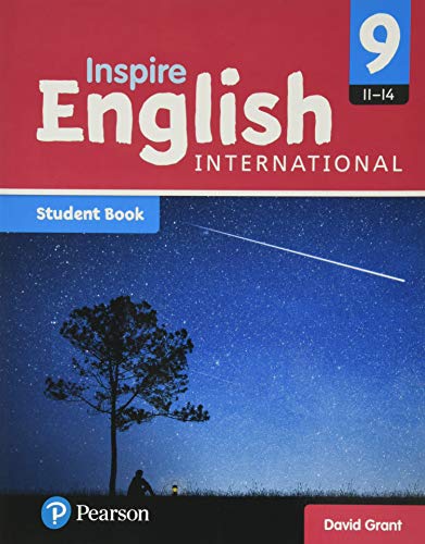 Inspire English International Year 9 Student Book cover with a starry night sky image.