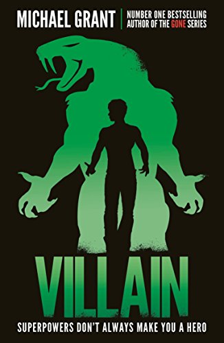 Book cover: Silhouette of a person before a large, green monster shape.
