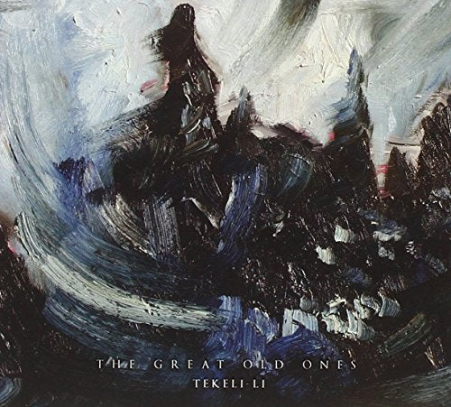CD cover with abstract, swirling black and white painted landscape.