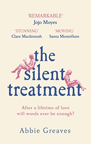 Book cover: “The Silent Treatment” with illustration of legs and shoes.