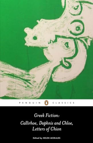 Penguin Classics edition of "Greek Fiction" with green and white artwork.