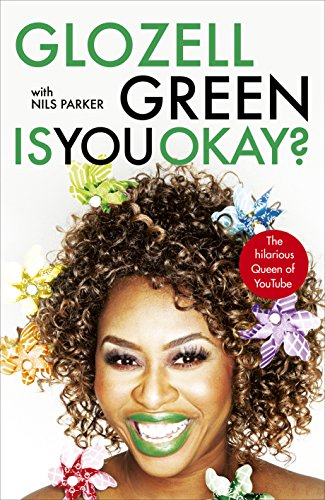 Book cover featuring GloZell Green with flowers in her curly hair.