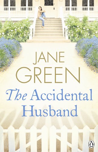 Book cover: woman on steps, title “The Accidental Husband” by Jane Green.