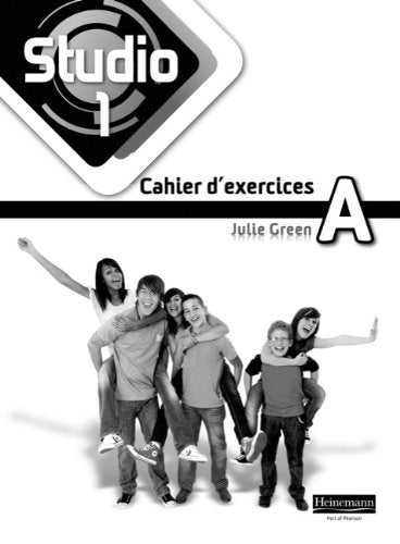 Studio 1 Workbook A cover with diverse students and French text.