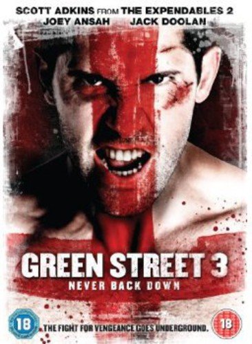 DVD cover featuring a close-up of a man's face with a red cross overlay.