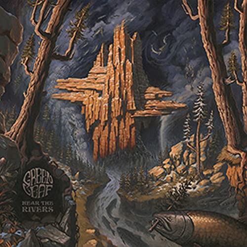 CD cover art: surreal forest scene with a large fish.