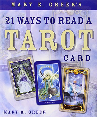 Book cover featuring tarot cards and the title "21 Ways to Read a Tarot Card.
