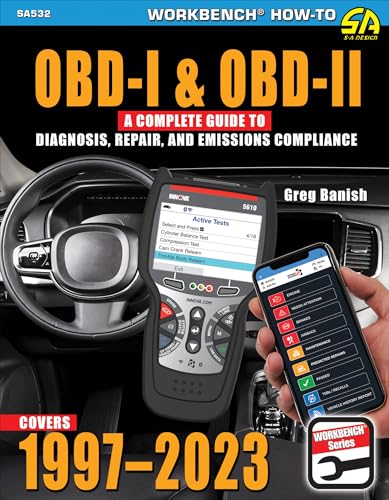 Book cover featuring a car dashboard and diagnostic scan tool.