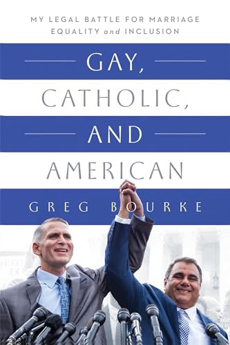 Book cover: "Gay, Catholic, and American" with two men holding hands.