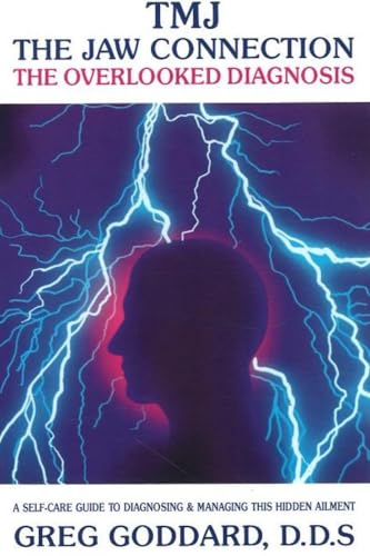 Book cover: "TMJ – The Jaw Connection" with a head silhouette and lightning.