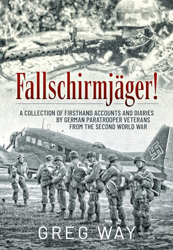 Book cover depicting German paratroopers and a WWII-era transport plane.