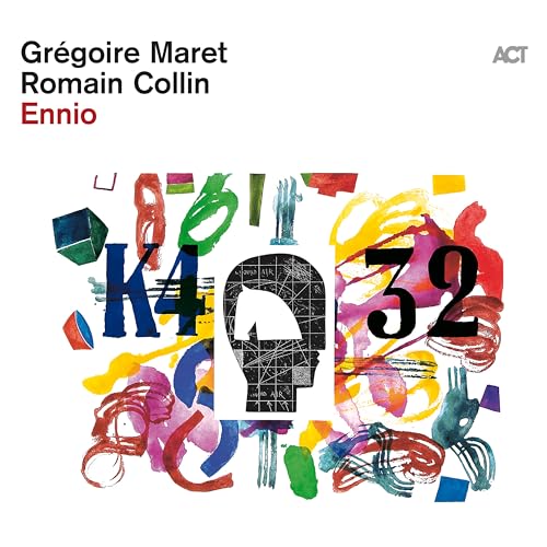 CD cover with abstract colorful paint strokes and bold lettering.