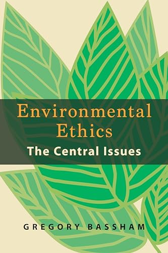Book cover: "Environmental Ethics" with green leaf illustrations.