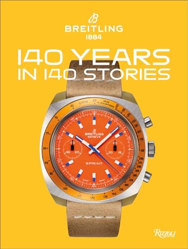 Book cover featuring a Breitling watch on a yellow background with white text.