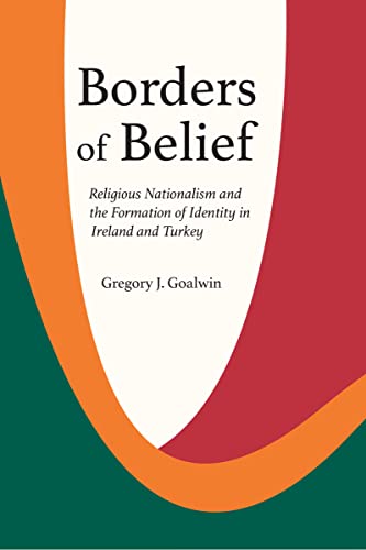 Book cover: "Borders of Belief" by Gregory J. Goalwin, with abstract design.