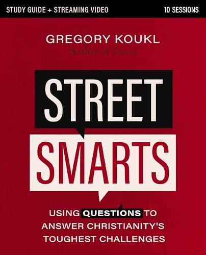 Red book cover with white text reading "Street Smarts" and subtitle.