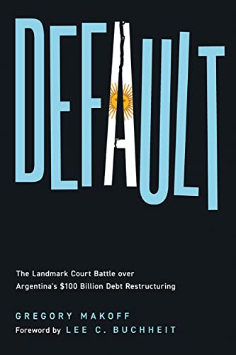Book cover: "Default" with Argentinian flag integrated into the title.