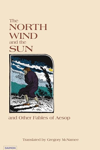 Book cover: “North Wind & the Sun” with illustration of a traveler.