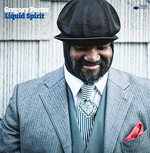 Gregory Porter album cover, “Liquid Spirit,” featuring a portrait of the artist.