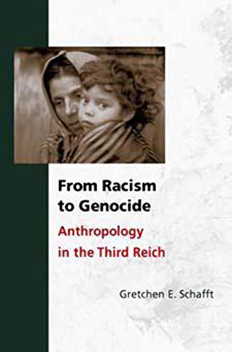 Book cover: “From Racism to Genocide,” with a historical photograph.