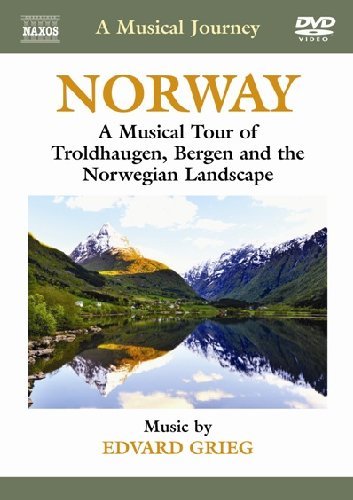 DVD cover featuring a Norwegian mountain landscape reflected in a calm lake.