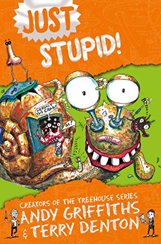Book cover: cartoon monster with large eyes and a crab inside a shell.