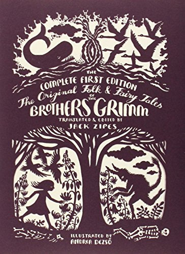 Book cover with ornate white illustrations on a dark purple background.
