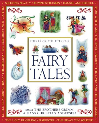 Book cover: “Classic Collection of Fairy Tales” with illustrated scenes.