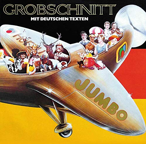Grobschnitt Jumbo" CD cover: airplane with people, deer, and text.