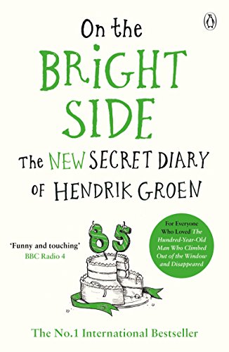 Book cover: "On the Bright Side" with a birthday cake illustration.