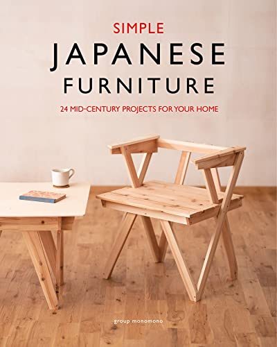 Book cover showing a wooden chair and table with the title Simple Japanese Furniture.