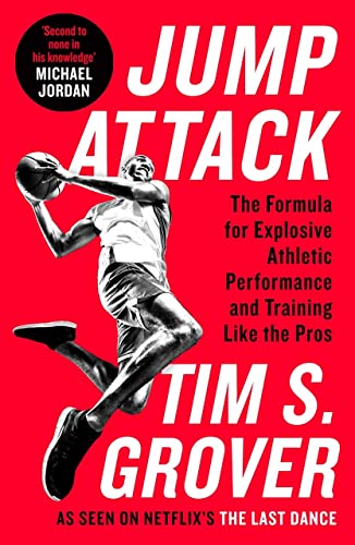 Book cover: basketball player jumping, red background, white text.