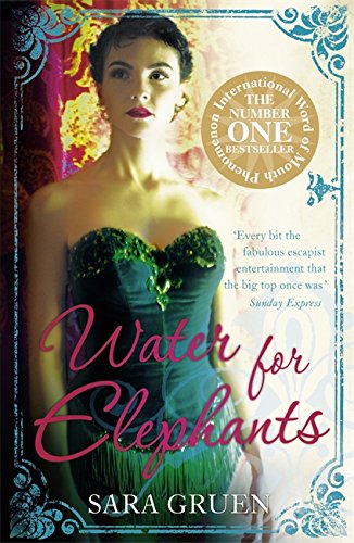 Book cover featuring a woman in a green circus costume against a patterned background.