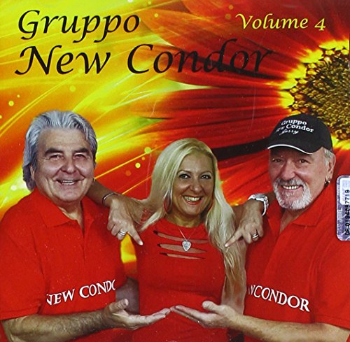 CD cover for "Gruppo New Condor - Volume 4" featuring three smiling people.