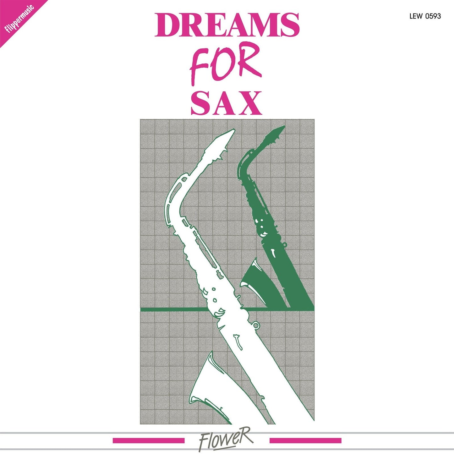 Vinyl record cover: "Dreams For Sax" with a stylized saxophone illustration.
