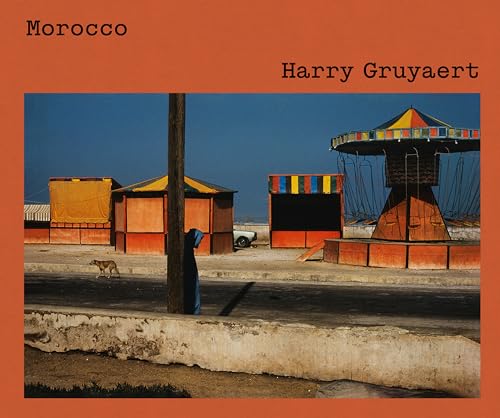 Book cover showing a desert fairground with a carousel, small structures, and a figure.